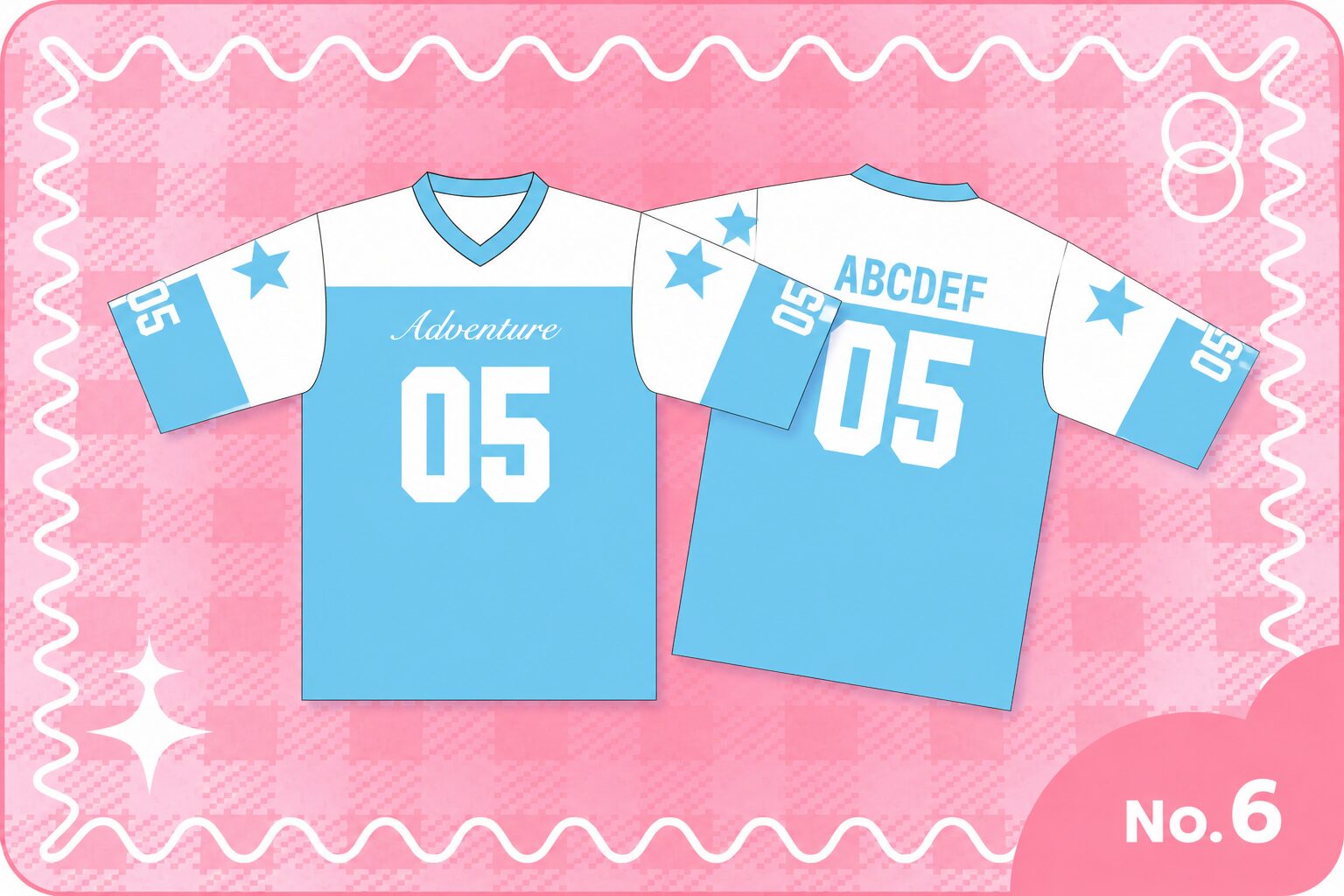 ホッケーユニフォーム風クラスTシャツ 人気3位