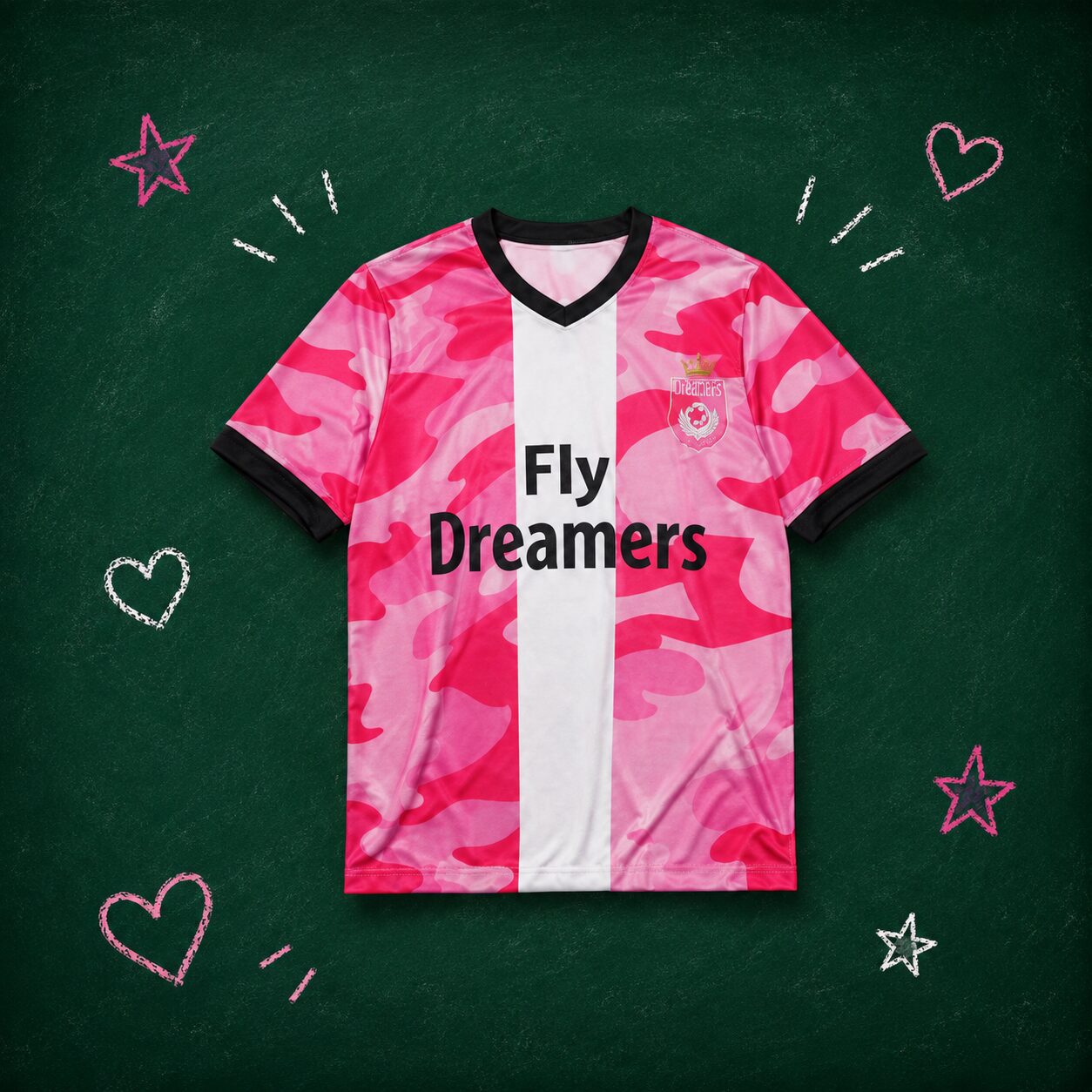 サッカーユニフォーム風クラスTシャツ